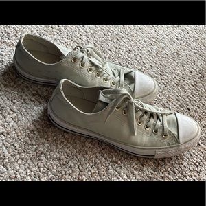 Womens Sage Green Converse